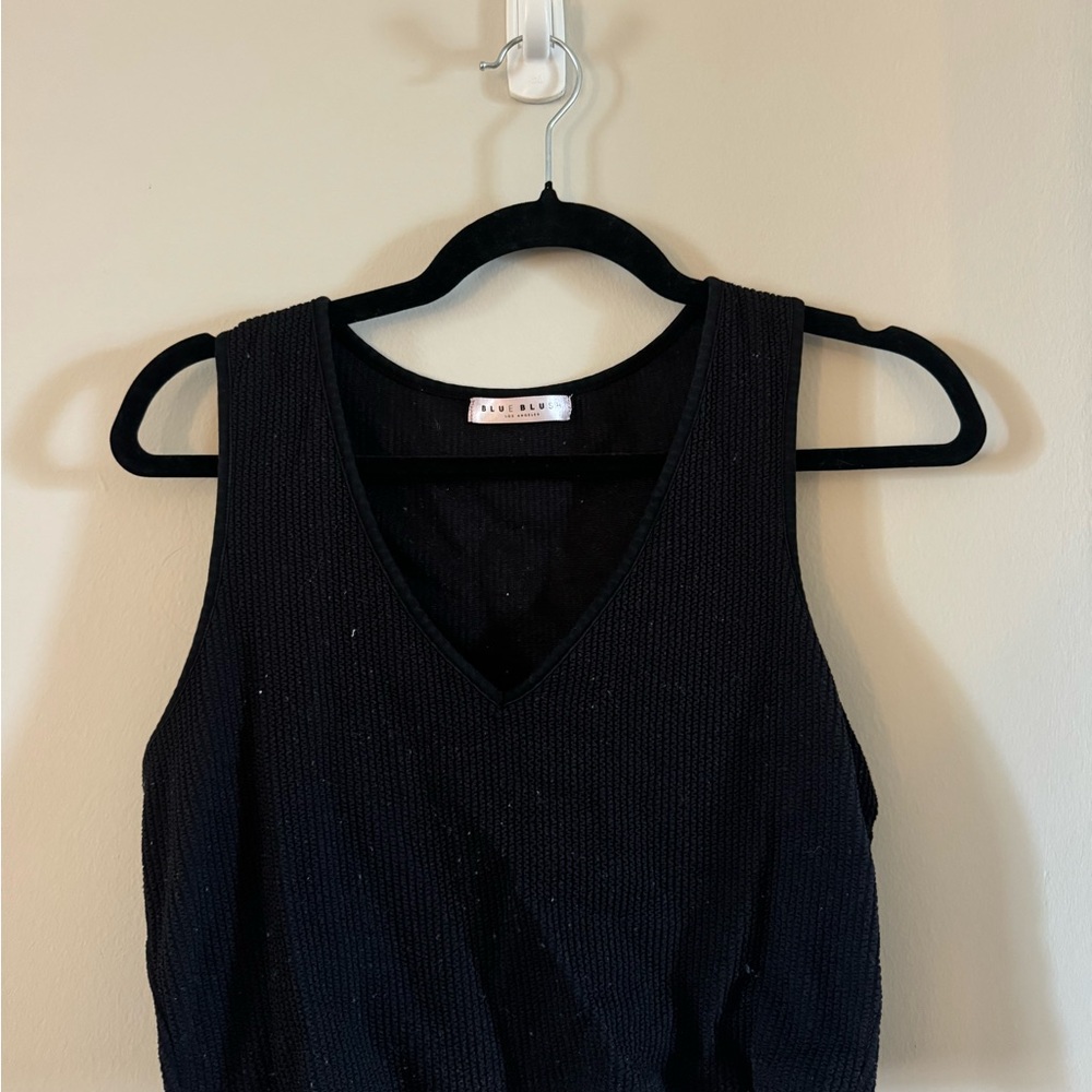 Black Sleeveless Top